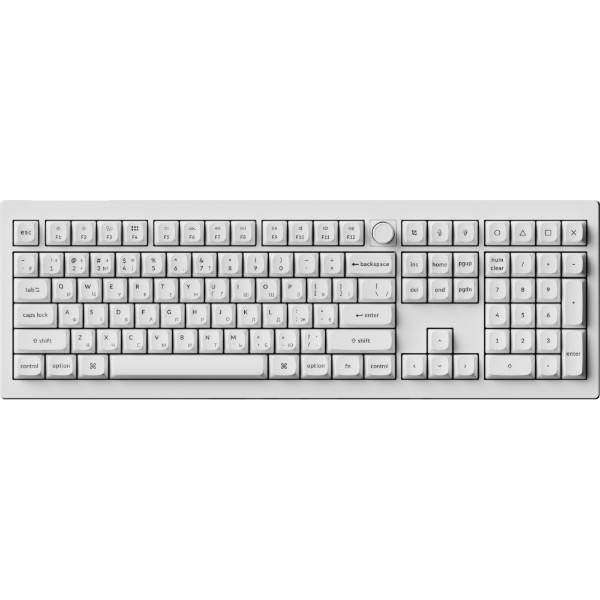 Фото - Клавіатура бездротова Keychron V6 Ultra Red Switch White RGB (V6U-F1-UA)